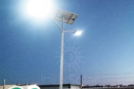 Luz de calle MEXICO_Solar para área de almacenamiento de contenedores