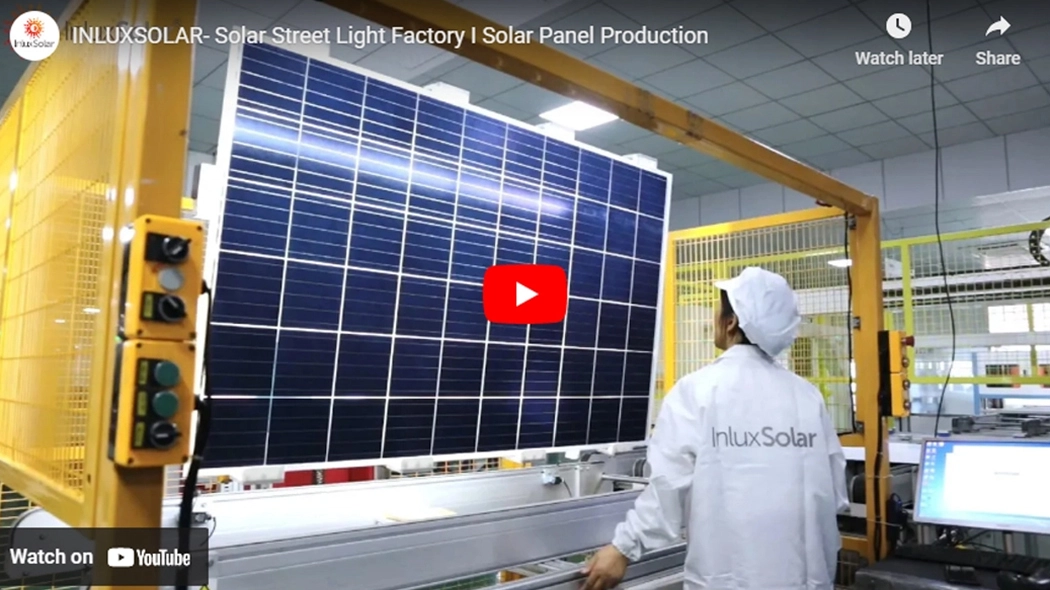 INLUXSOLAR- Fábrica de Farolas Solares I Producción de Paneles Solares