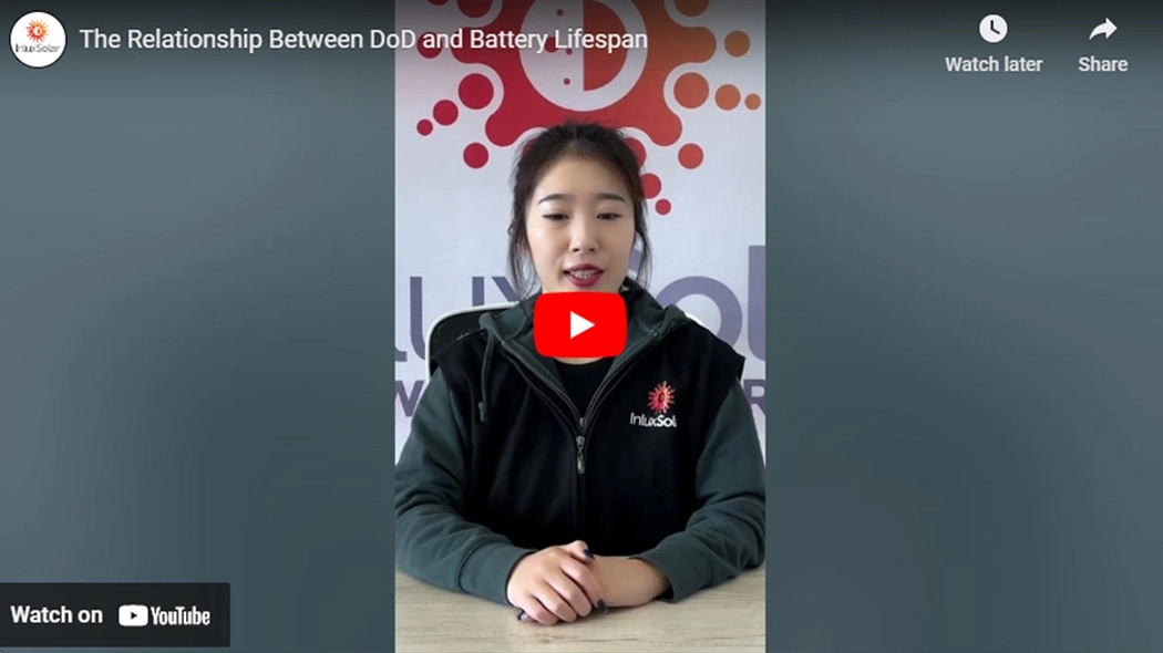 La relación entre la profundidad de descarga y la vida útil de la batería