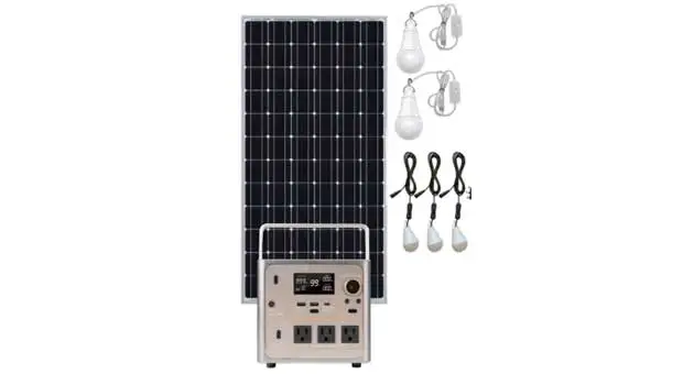 Características del sistema de energía solar portátil PSG05 (500W)